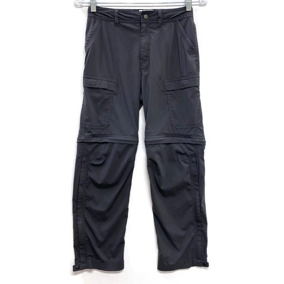 REI Other - REI Co-Op‎ Convertible Cargo Pants Youth M 10-12 Dark Gray Outdoor Hiking